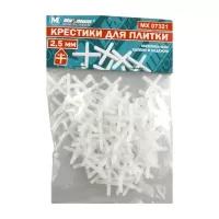 Крестики для плитки 2,5 мм "MAXIMUM" MX 07321 (150 шт) (2190)